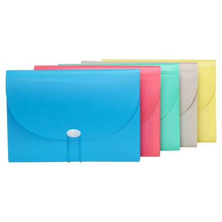 13Pocket Letter Size Expanding File Color May Vary Set Of 12 Files, 12PK